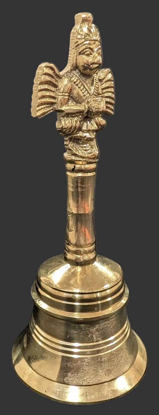 Divine Garuda Ghanti – Solid Brass Pooja & Aarti Bell for Home Temple